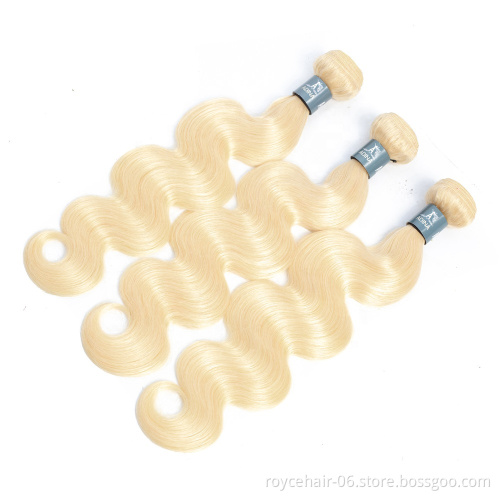 Grade 12A Peruvian Hair Bodywave 613# Virgin Hair  100%  Unprocessed Human Hair Blonde Weft Vendors